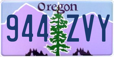 OR license plate 944ZVY