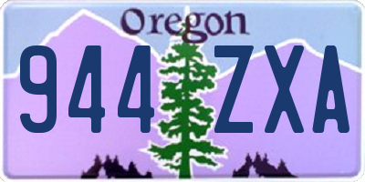 OR license plate 944ZXA