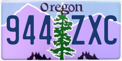 OR license plate 944ZXC