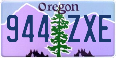 OR license plate 944ZXE