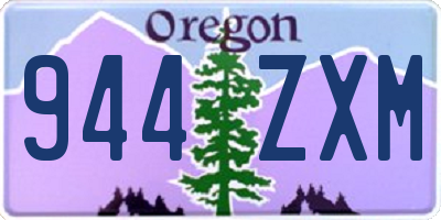 OR license plate 944ZXM