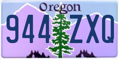 OR license plate 944ZXQ