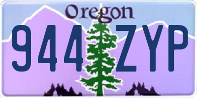 OR license plate 944ZYP