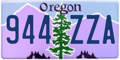 OR license plate 944ZZA