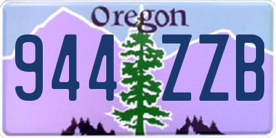 OR license plate 944ZZB