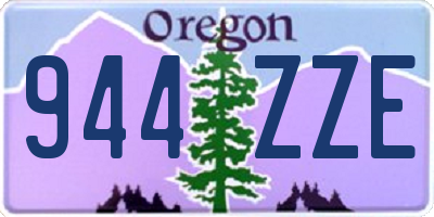 OR license plate 944ZZE