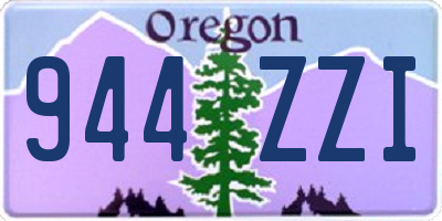 OR license plate 944ZZI