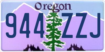 OR license plate 944ZZJ