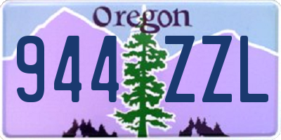 OR license plate 944ZZL