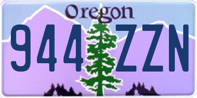 OR license plate 944ZZN