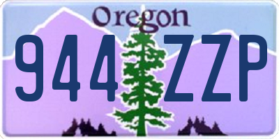 OR license plate 944ZZP