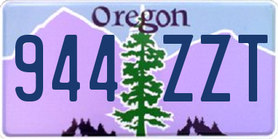 OR license plate 944ZZT