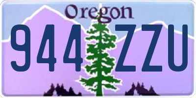 OR license plate 944ZZU