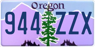 OR license plate 944ZZX