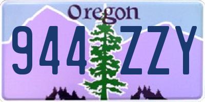 OR license plate 944ZZY