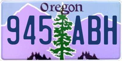 OR license plate 945ABH
