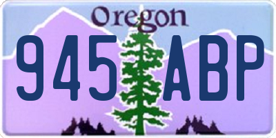 OR license plate 945ABP