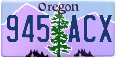 OR license plate 945ACX