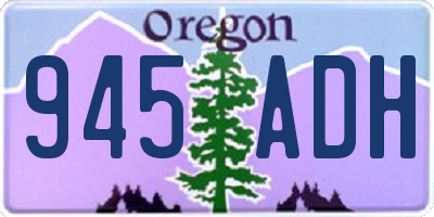 OR license plate 945ADH