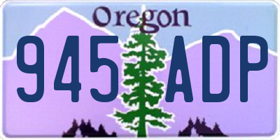 OR license plate 945ADP