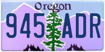 OR license plate 945ADR