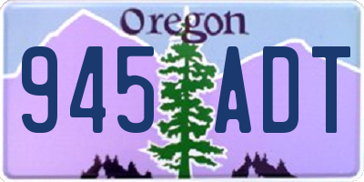 OR license plate 945ADT