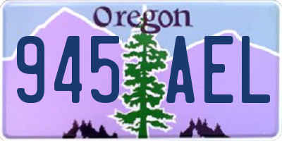 OR license plate 945AEL