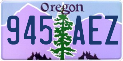 OR license plate 945AEZ