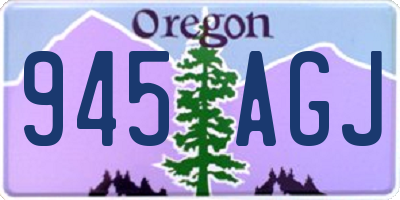 OR license plate 945AGJ