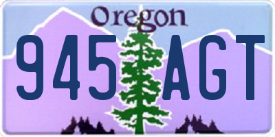 OR license plate 945AGT