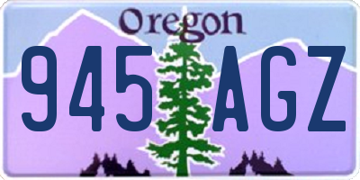 OR license plate 945AGZ