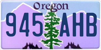 OR license plate 945AHB