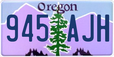 OR license plate 945AJH