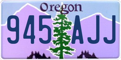 OR license plate 945AJJ