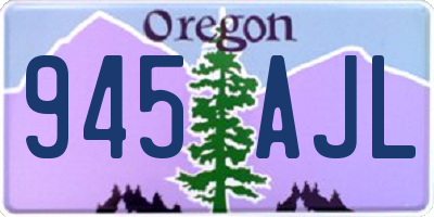 OR license plate 945AJL
