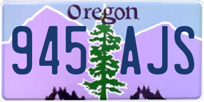 OR license plate 945AJS
