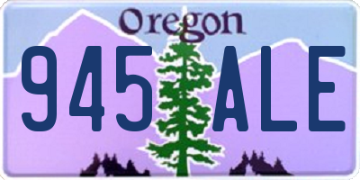OR license plate 945ALE