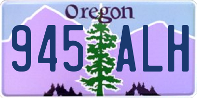 OR license plate 945ALH