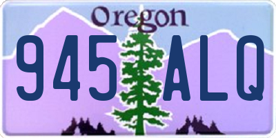 OR license plate 945ALQ