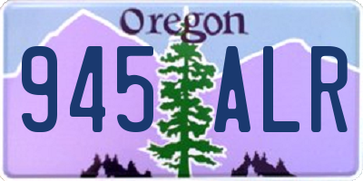 OR license plate 945ALR