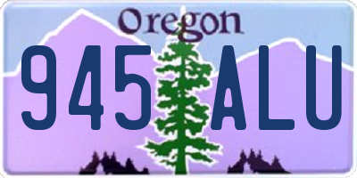 OR license plate 945ALU