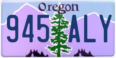 OR license plate 945ALY