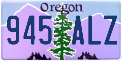 OR license plate 945ALZ