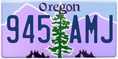 OR license plate 945AMJ