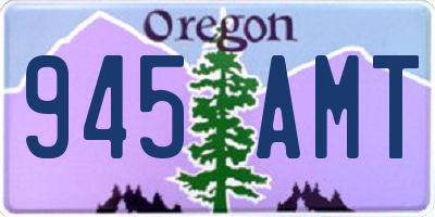 OR license plate 945AMT