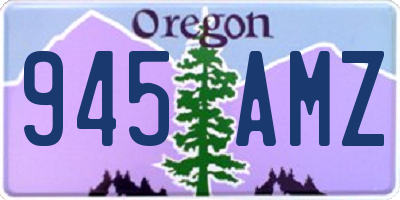 OR license plate 945AMZ