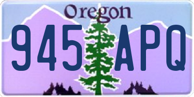 OR license plate 945APQ