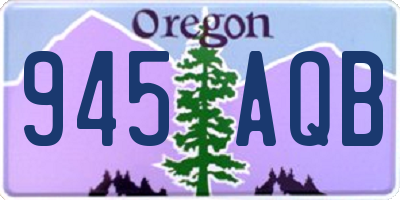OR license plate 945AQB