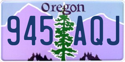 OR license plate 945AQJ