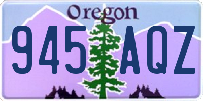OR license plate 945AQZ